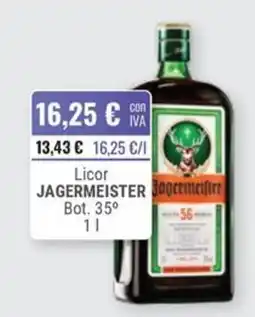 Cuevas Cash Jagermeister Licor oferta