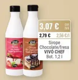 Cuevas Cash Vivó Chef sirope chocolate/fresa oferta