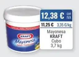 Cuevas Cash Kraft Mayonesa Cubo oferta