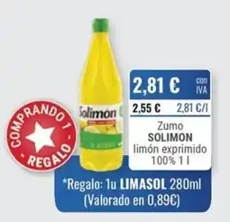 Cuevas Cash Solimon zumo limón exprimido oferta