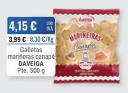 Cuevas Cash Daveiga galletas marineras canapé oferta