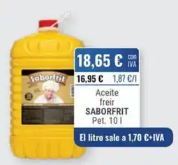 Cuevas Cash Saborfrit aceite freir oferta
