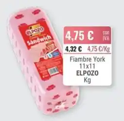 Cuevas Cash Elpozo fiambre york oferta
