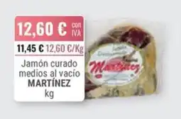 Cuevas Cash Martínez jamón curado medios al vacío oferta