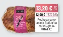 Cuevas Cash Frial pechuga pavo asada reducida en sal/grasa oferta