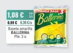 Cuevas Cash Ballerina bayeta amarilla oferta