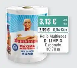 Cuevas Cash Don Limpio rollo multiusos decorado oferta