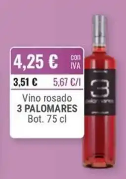 Cuevas Cash 3 palomares vino rosado oferta