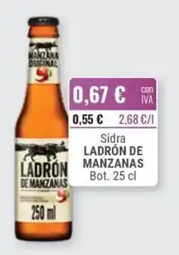 Cuevas Cash Ladrón de manzanas sidra de manzanas oferta