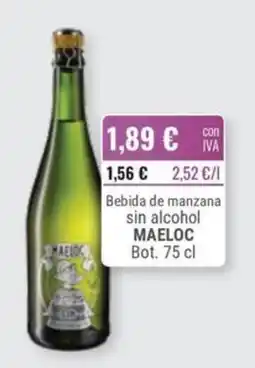 Cuevas Cash Maeloc bebida de manzana sin alcohol oferta
