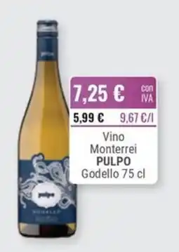 Cuevas Cash Pulpo Vino Monterrei Godello oferta
