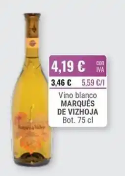 Cuevas Cash Marqués de Vizhoja vino blanco oferta