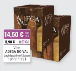 Cuevas Cash Adega Do Val Vino baginbox tinto/blanco oferta