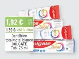 Cuevas Cash colgate total/total blanco oferta