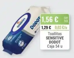 Cuevas Cash Dodot Sensitive Toallitas oferta