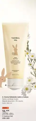 Yanbal Crema hidrantante rostro y cuerpo oferta