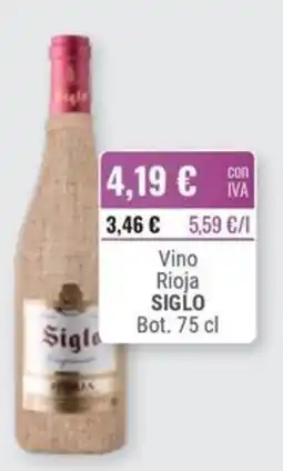 Cuevas Cash Siglo Vino Rioja oferta