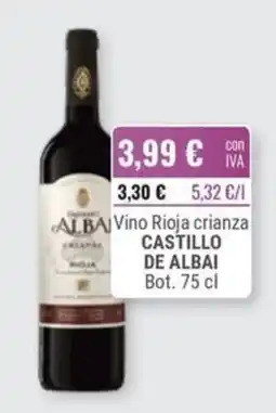 Cuevas Cash Castillo de Albai vino rioja crianza oferta