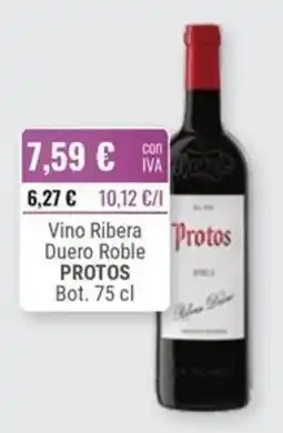 Cuevas Cash Protos Vino Ribera Duero Roble oferta