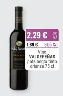 Cuevas Cash Valdepeñas pata negra tinto crianza oferta