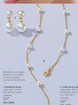 Yanbal Nuvia Pendientes oferta