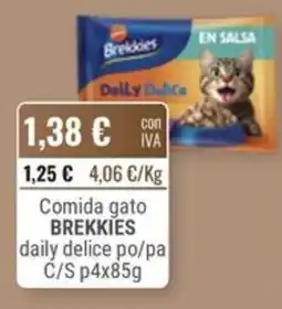 Cuevas Cash BrekKies Comida gato daily delice oferta