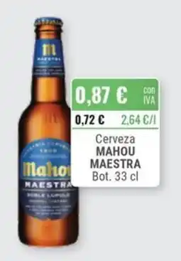Cuevas Cash Mahou Maestra Cerveza oferta