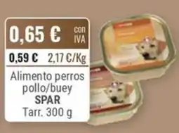 Cuevas Cash Spar alimento perros pollo/buey oferta