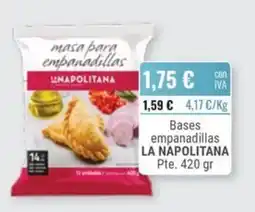 Cuevas Cash La Napolitana bases empanadillas oferta