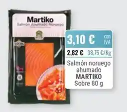 Cuevas Cash Martiko salmón ahumado noruego oferta