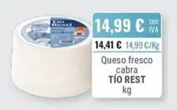 Cuevas Cash Tío Rest queso fresco cabra oferta