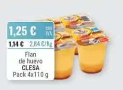 Cuevas Cash Clesa flan de huevo oferta