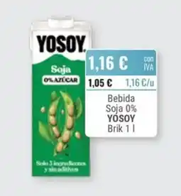 Cuevas Cash Yosoy bebida soja 0% oferta