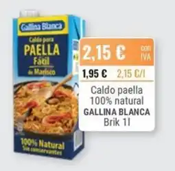 Cuevas Cash Gallina Blanca caldo paella fácil de marisco oferta