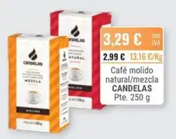 Cuevas Cash Candelas café molido natural/mezcla oferta