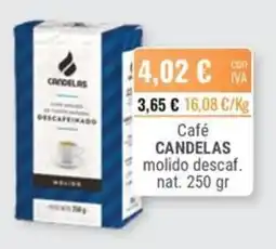Cuevas Cash Candelas café molido descafeinado oferta