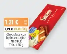 Cuevas Cash Nestlé chocolate con leche extrafino oferta