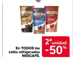Carrefour NESCAFÉ En todos los cafés refrigerados oferta