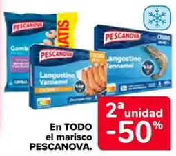 Carrefour PESCANOVA En todo el marisco oferta
