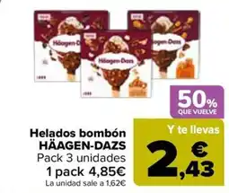 Carrefour HÄAGEN-DAZS Helados bombón oferta