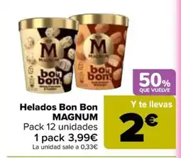 Carrefour MAGNUM Helados Bon Bon oferta