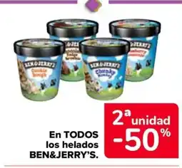 Carrefour BEN&JERRY'S En todos los helados oferta