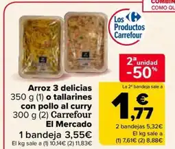 Carrefour CARREFOUR EL MERCADO Arroz 3 delicias oferta
