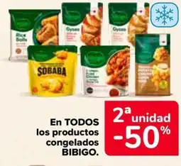 Carrefour BIBIGO En todos los productos congelados oferta