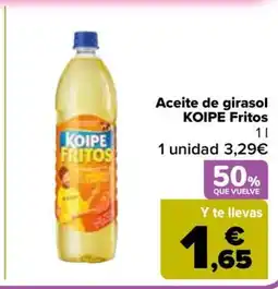 Carrefour KOIPE FRITOS Aceite de girasol oferta