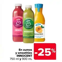 Carrefour Market INNOCENT En zumos y smoothies oferta