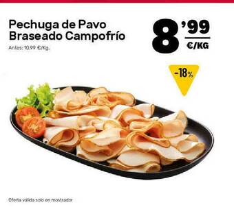 AhorraMas Pechuga De Pavo Braseado Campofrío oferta