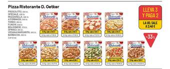 AhorraMas Pizza Ristorante D. Oetker oferta