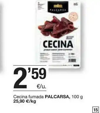 BonpreuEsclat Cecina Fumada Palcarsa oferta
