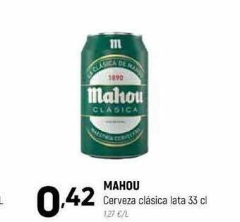 Coviran Mahou Cerveza Clásica oferta